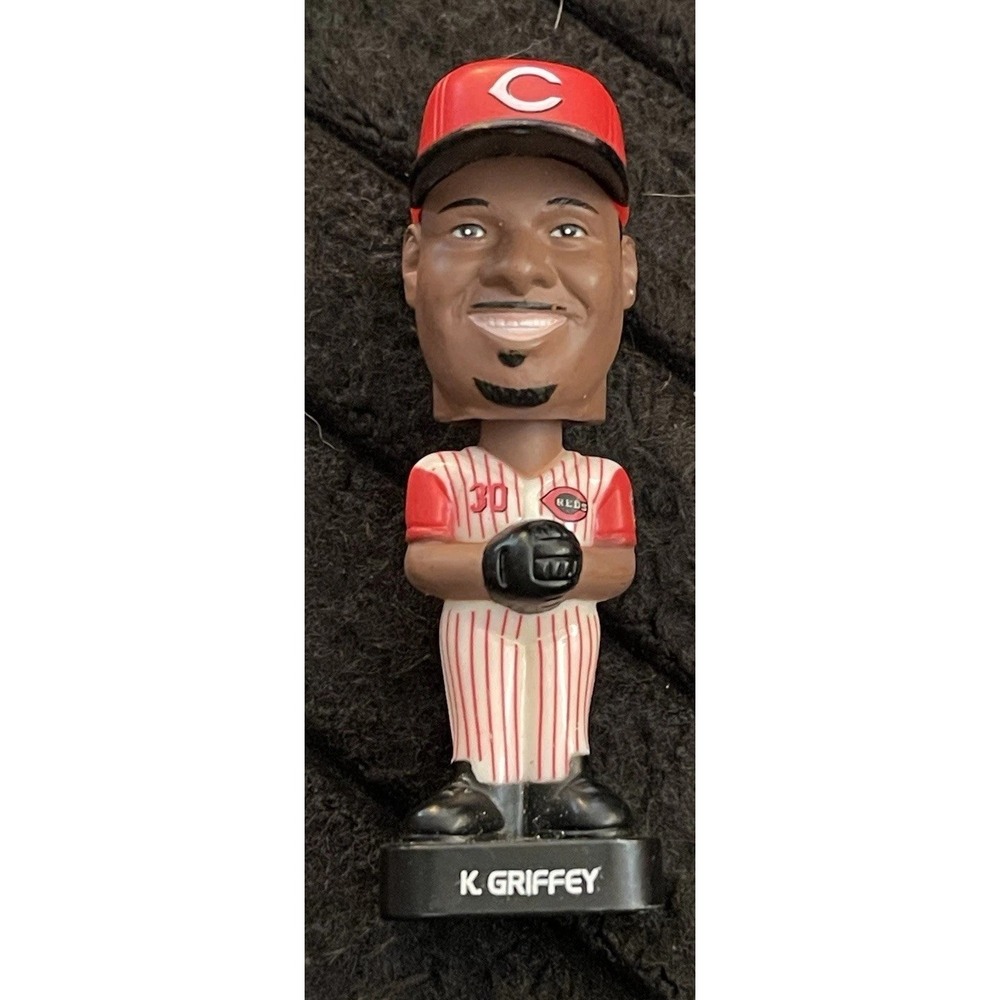 2003 Ken Griffey Jr Post Cereal 3" Mini Bobblehead MLB Baseball Cincinnati Reds